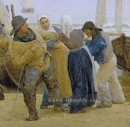 Pescadores de Hornbaek 1875 Peder Severin Kroyer Ölgemälde